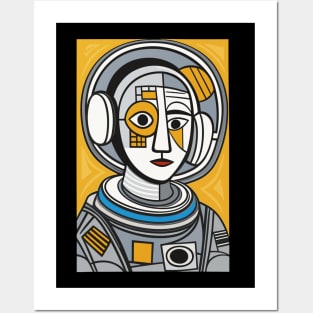 Portrait of Astronaut Posters and Art